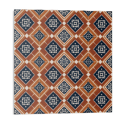 Kafelki samoprzylepne Geometria w brązach i bieli