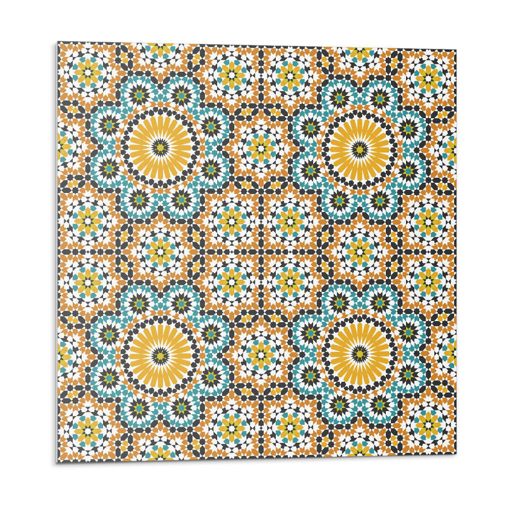 Samoprzylepne płytki Wzór mozaikowy z kwiatami