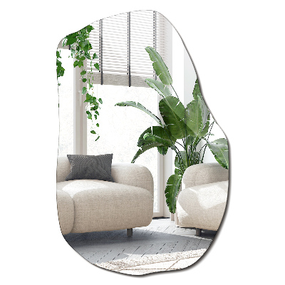 Lustro nieregularne subtelny design