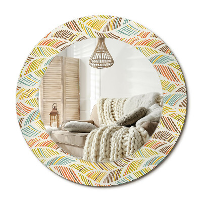 Lustro dekoracyjne okrągłe Abstrakcyjny