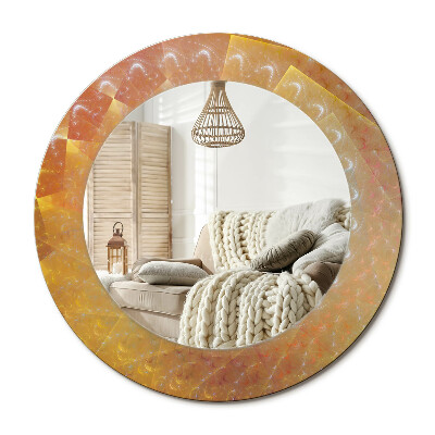 Lustro dekoracyjne okrągłe Spirala abstrakcja