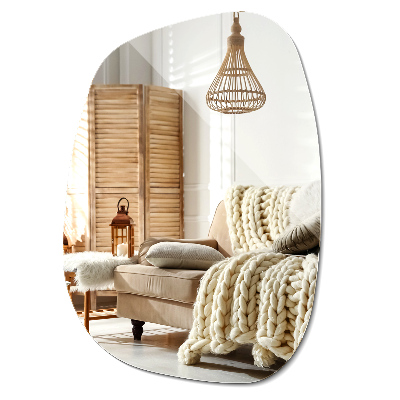 Organiczne lustro nowoczesny design