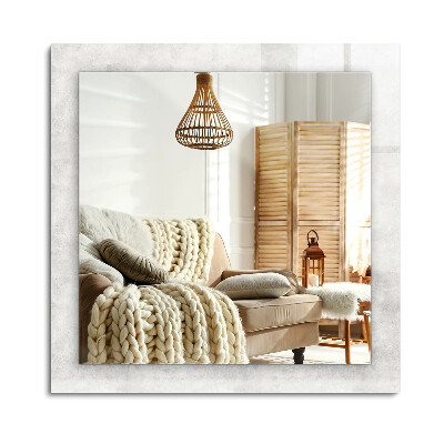 Lustro dekoracyjne prostokątne Szary wzór tekstury