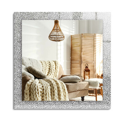 Lustro z nadrukiem dekoracyjne prostokątne Wzorek 3d