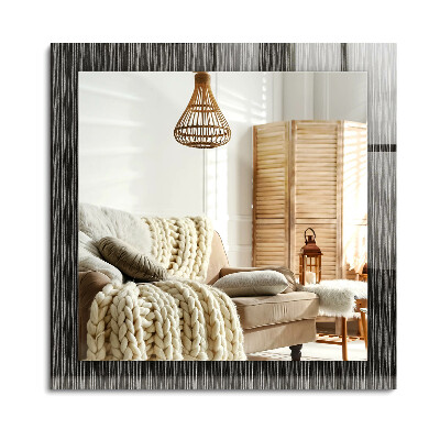 Lustro z nadrukiem dekoracyjne prostokątne Nowoczesne Linie