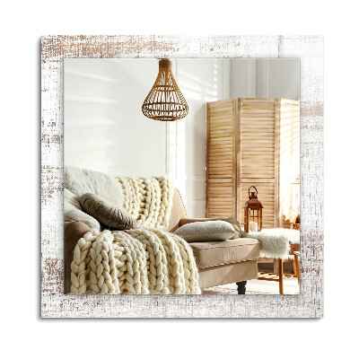 Lustro dekoracyjne prostokątne Stare Drewno