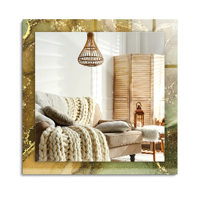 Lustro z nadrukiem dekoracyjne prostokątne Abstrakcyjna sztuka