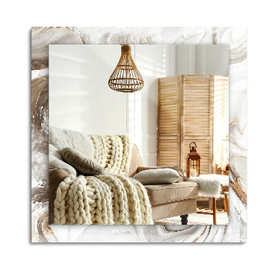 Lustro dekoracyjne prostokątne Abstrakcyjny marmurowy wzór