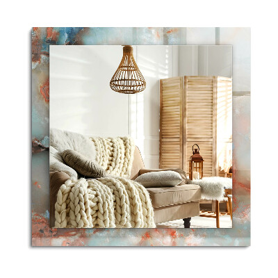 Lustro dekoracyjne prostokątne Abstrakcyjna kolorowa tekstura