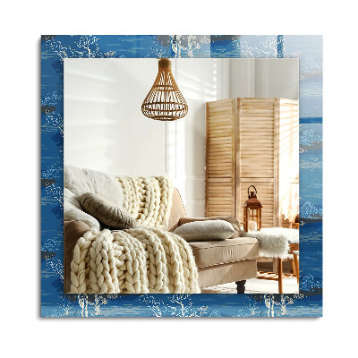 Lustro dekoracyjne prostokątne Drzewa krajobraz