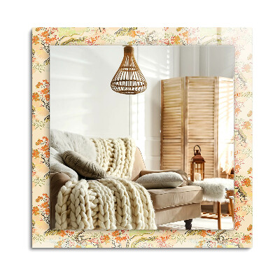 Lustro dekoracyjne prostokątne Japoński ogród