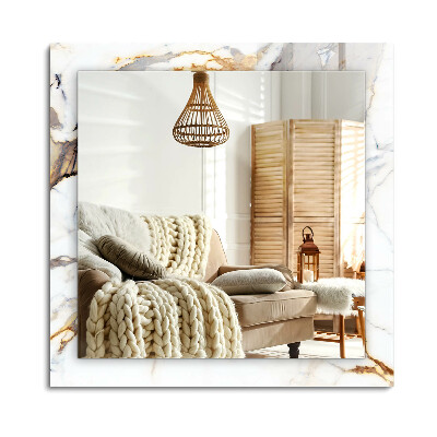 Lustro dekoracyjne prostokątne Marmur z żyłkami