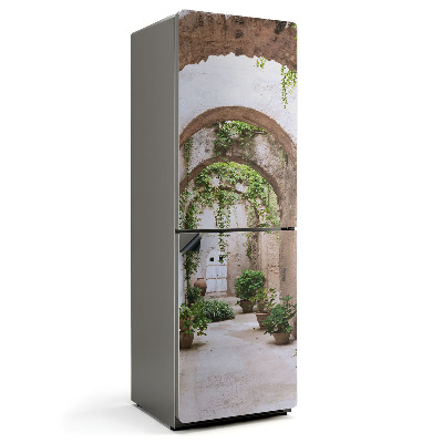 Mata magnetyczna na lodówkę Zielona ścieżka wśród roślin