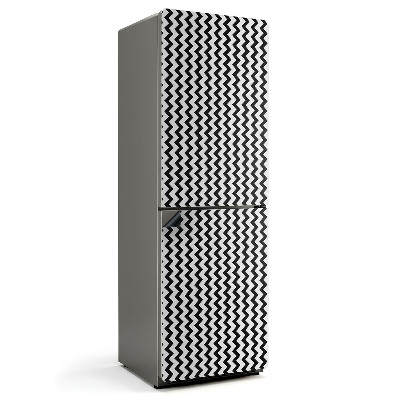 Mata magnetyczna na lodówkę Zygzakowa linia w nowoczesnym stylu