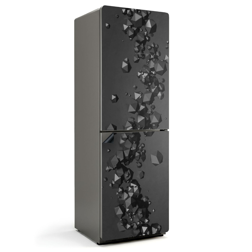 Mata magnetyczna na lodówkę Dynamiczne kształty w przestrzeni