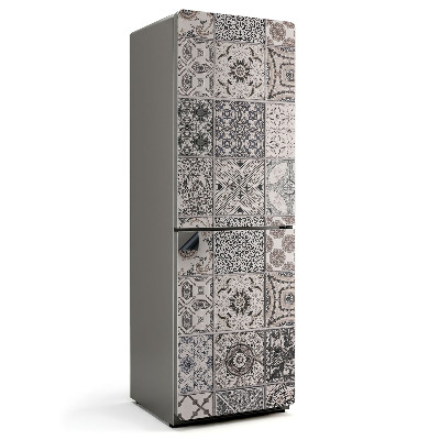 Mata magnetyczna na lodówkę Mozaikowe inspiracje w geometrycznych kształtach