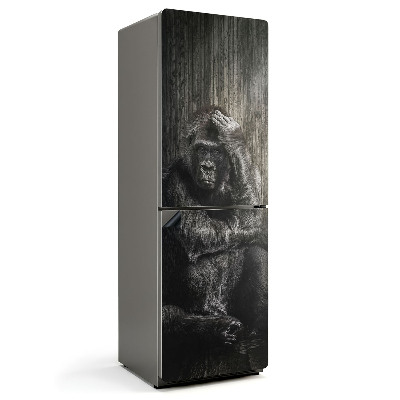 Mata magnetyczna na lodówkę Goryl w kontemplacji