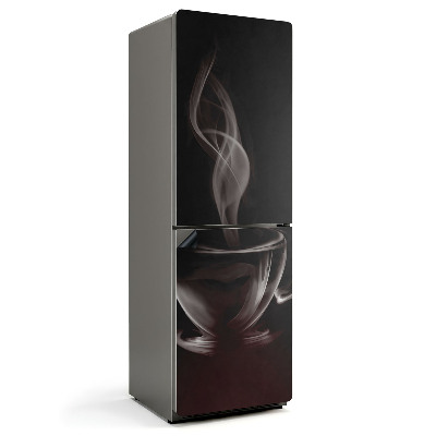 Mata magnetyczna na lodówkę Unosząca się para kawowa