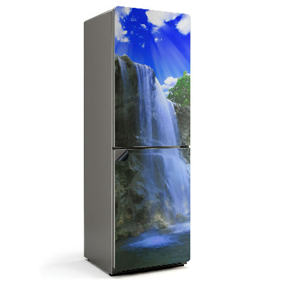 Mata magnetyczna na lodówkę Strumień wśród drzew