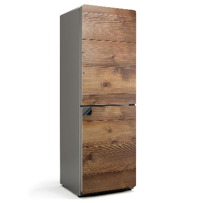 Mata magnetyczna na lodówkę Drewniane panele w kompozycji