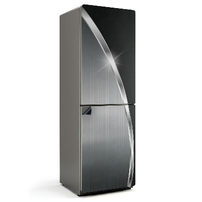 Mata magnetyczna na lodówkę Abstrakcyjny motyw w odcieniach metalu