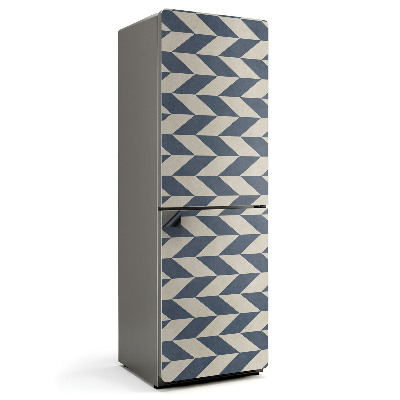 Mata magnetyczna na lodówkę Zygzakowy motyw w paski