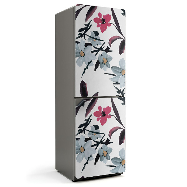 Mata magnetyczna na lodówkę Kwiatowy motyw w subtelnym stylu