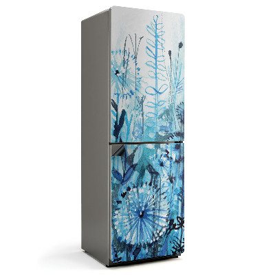 Mata magnetyczna na lodówkę Kwiatowy wzór w akwarelowym stylu