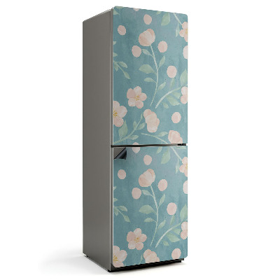 Mata magnetyczna na lodówkę Kwiatowy motyw w pastelowych odcieniach