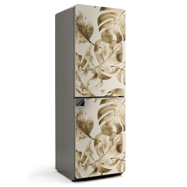 Mata magnetyczna na lodówkę Tropikalna elegancja liści