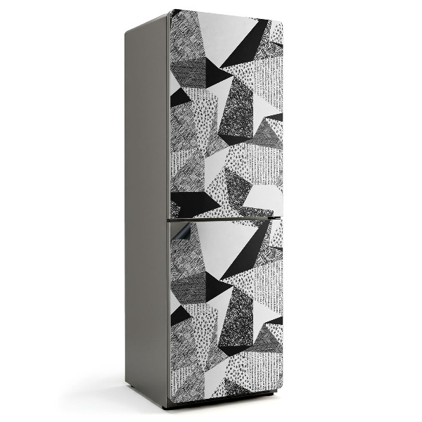 Mata magnetyczna na lodówkę Abstrakcyjne kształty w geometrycznej formie