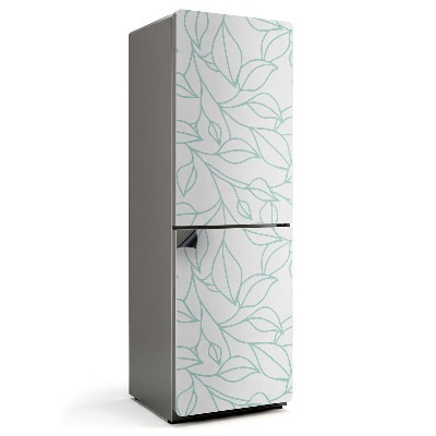Mata magnetyczna na lodówkę Wzór subtelnych liści