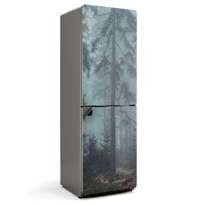 Mata magnetyczna na lodówkę Leśna mgła w tajemniczym otoczeniu
