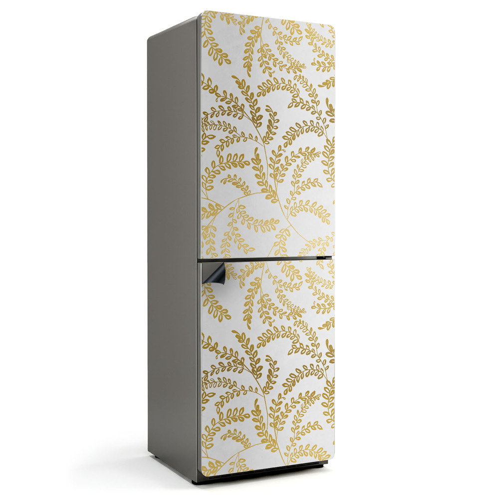 Mata magnetyczna na lodówkę Wzór subtelnych liści