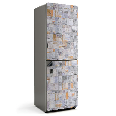 Mata magnetyczna na lodówkę Mozaika prostokątów w kolorach