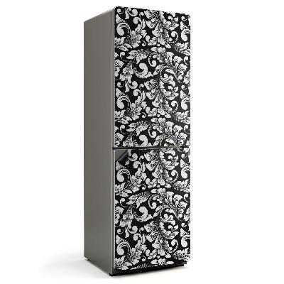 Mata magnetyczna na lodówkę Stylowy motyw roślinny