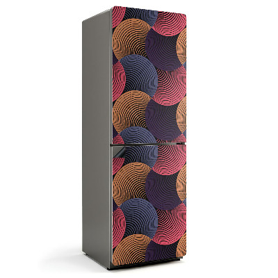 Mata magnetyczna na lodówkę Dynamiczne linie w falowym stylu