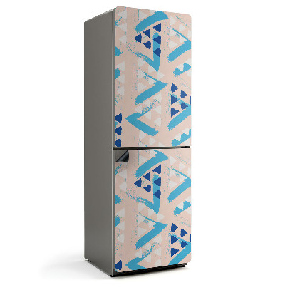 Mata magnetyczna na lodówkę Nowoczesny motyw geometryczny