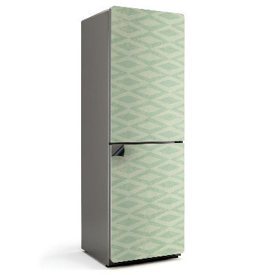 Mata magnetyczna na lodówkę Rombowe pasy w geometrycznym stylu