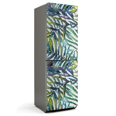 Mata magnetyczna na lodówkę Intensywne wzory liści