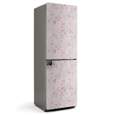 Mata magnetyczna na lodówkę Kwiatowy motyw w delikatnym stylu