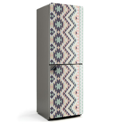 Mata magnetyczna na lodówkę Motyw trójkątnych kształtów geometrycznych