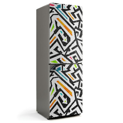 Mata magnetyczna na lodówkę Abstrakcyjny motyw linii