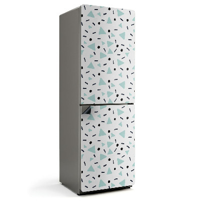 Mata magnetyczna na lodówkę Abstrakcyjny motyw z formami