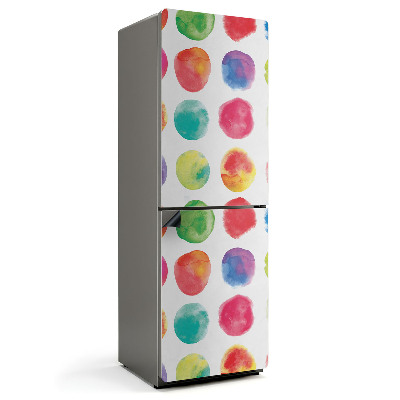 Mata magnetyczna na lodówkę Radosne okręgi w równych liniach