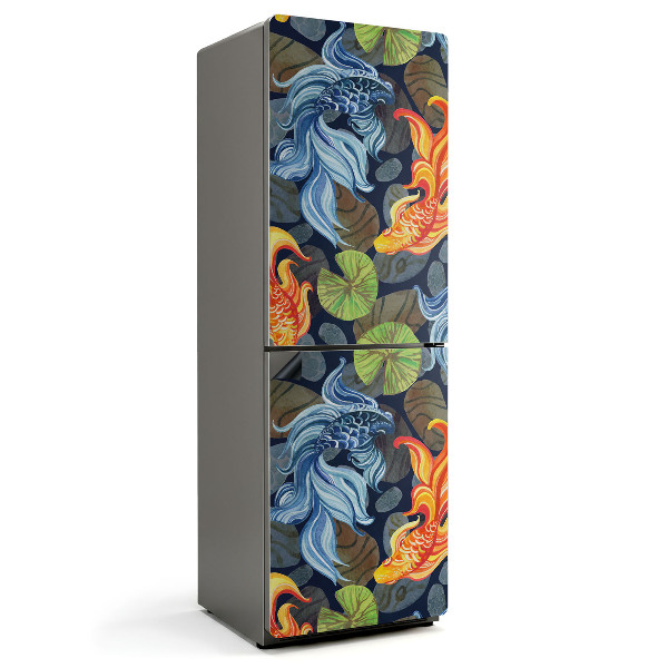 Mata magnetyczna na lodówkę Motyw falujących wód