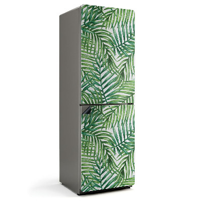 Mata magnetyczna na lodówkę Tropikalny wzór z liśćmi