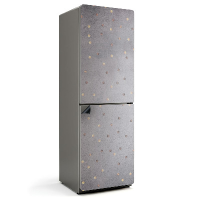 Mata magnetyczna na lodówkę Kółkowy labirynt w pastelowych odcieniach