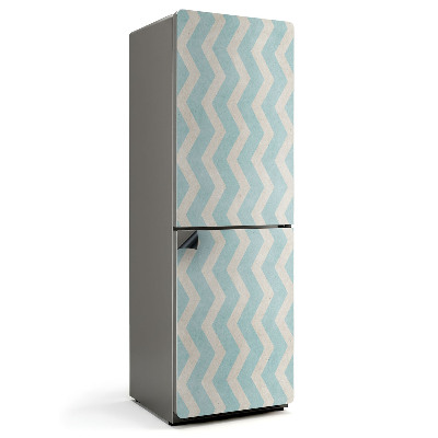 Mata magnetyczna na lodówkę Zygzaki na tle strukturalnym