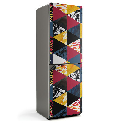 Mata magnetyczna na lodówkę Nowoczesny motyw kształtów geometrycznych